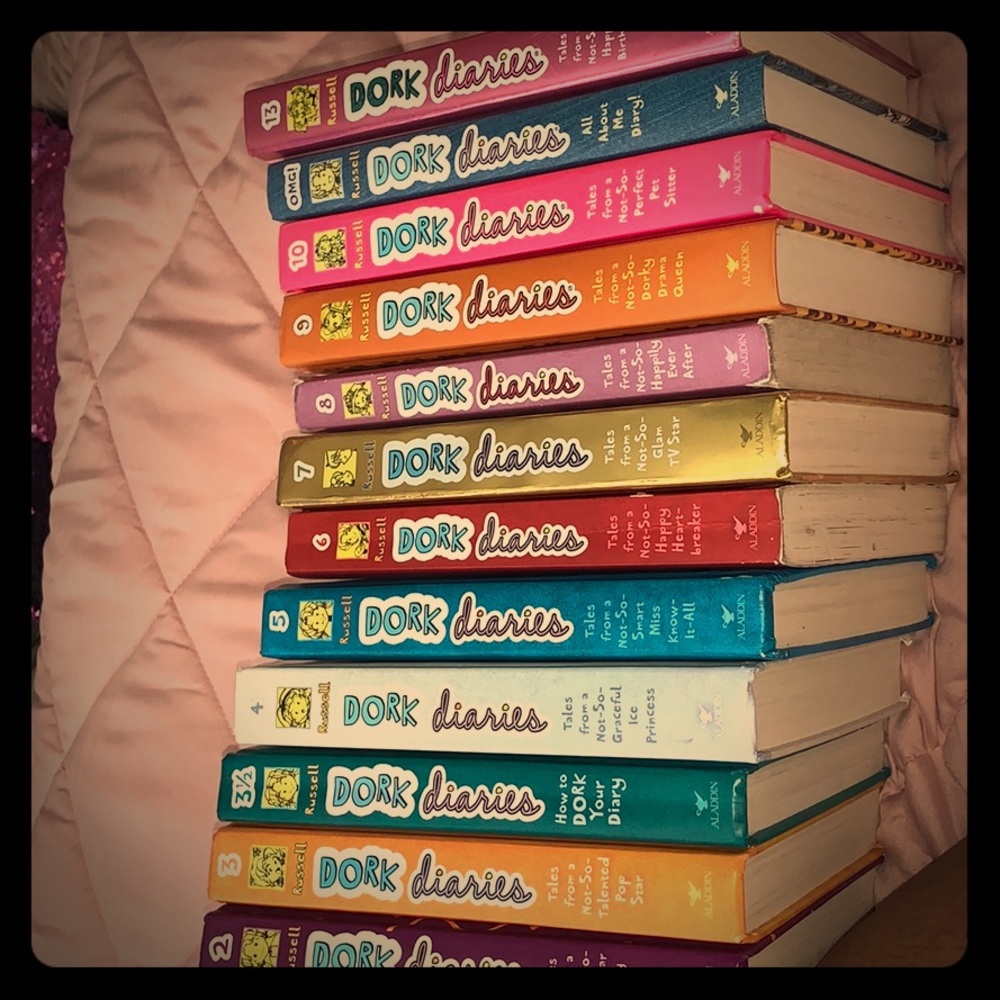 Collection of dork diaries books